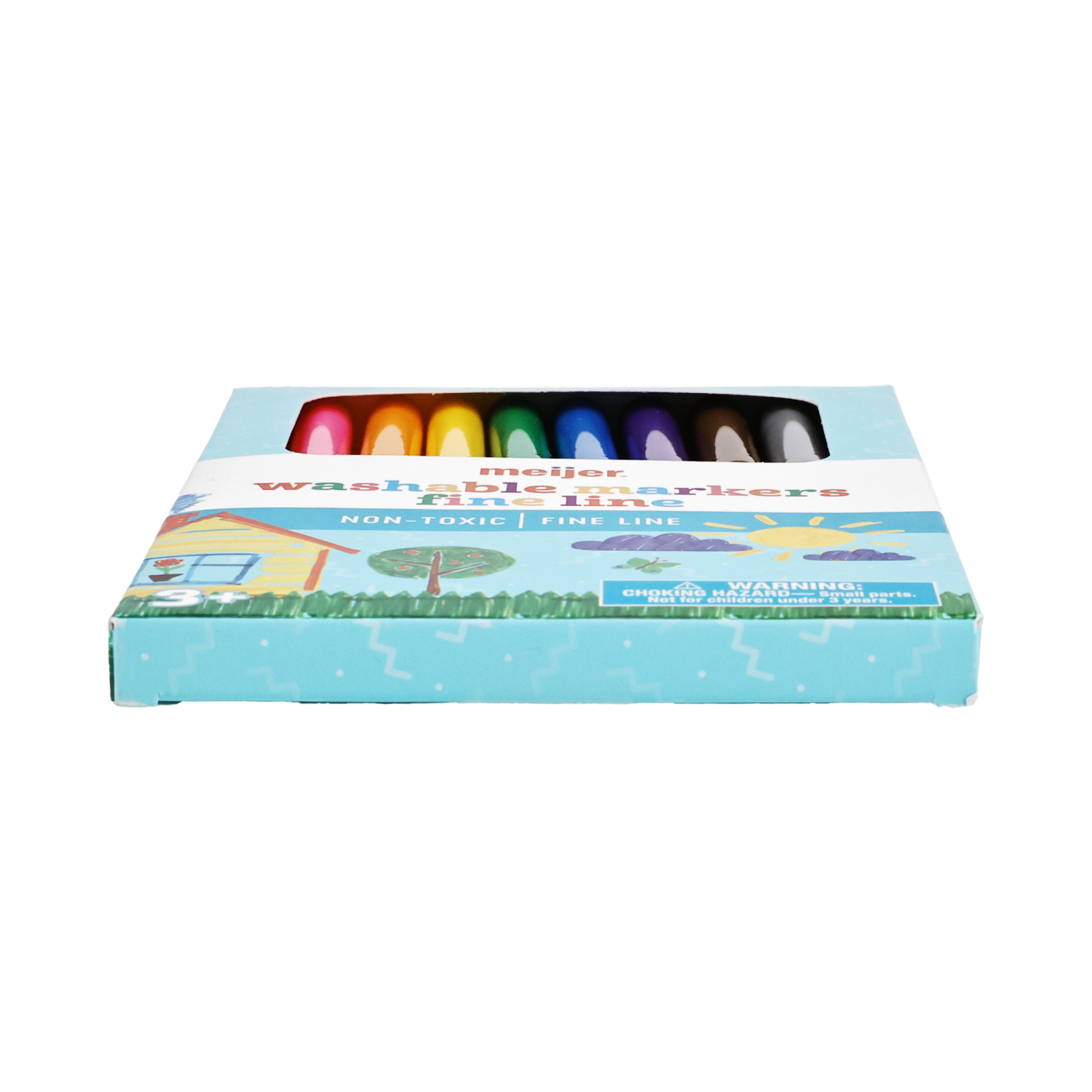 slide 3 of 6, Meijer Washable Fineline Markers, 10 ct