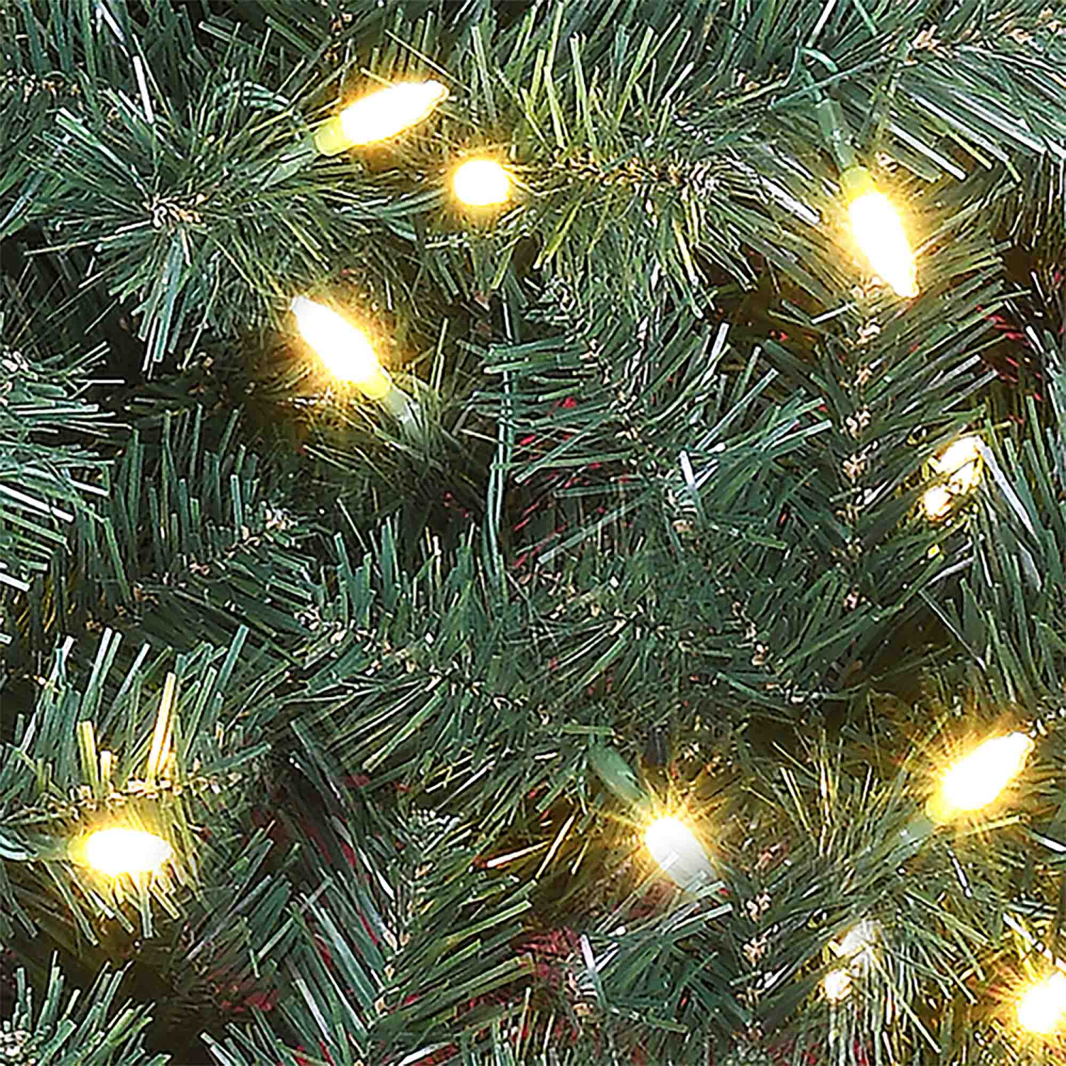 slide 3 of 5, December Home Lifelike Tree Prelit Tacoma, Dual, 6 Ft, 6 ft