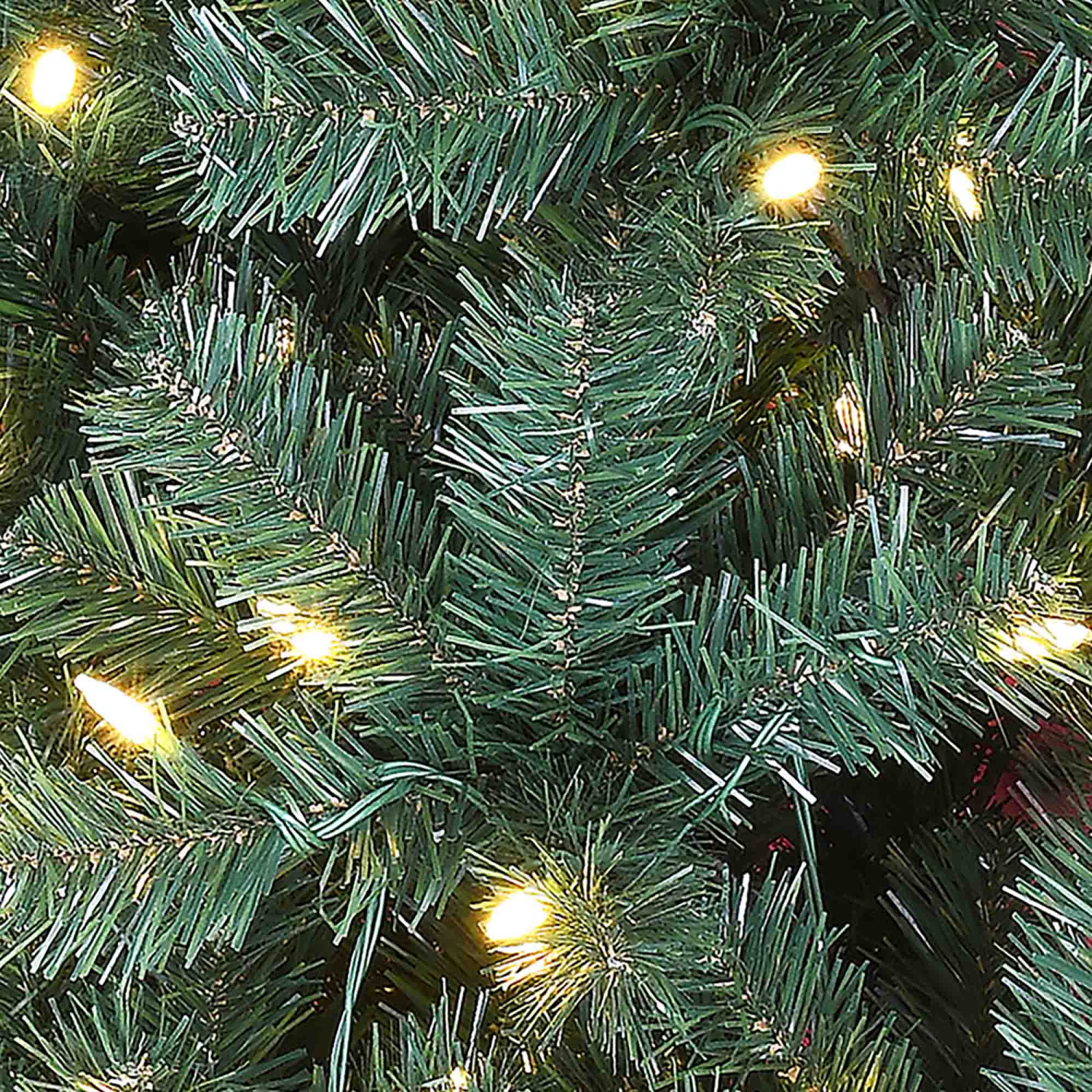 slide 4 of 5, December Home Lifelike Tree Prelit Tacoma, Dual, 6 Ft, 6 ft