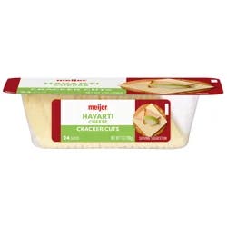 Meijer Havarti Cheese Cracker Cut Slices 7oz