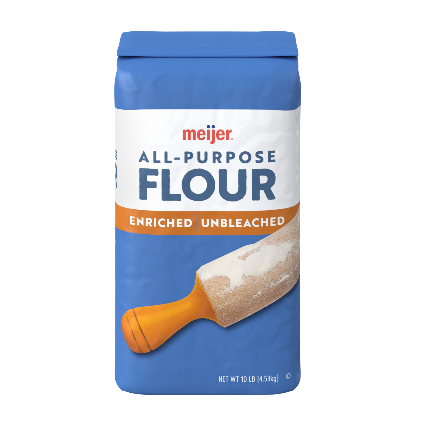 slide 2 of 5, Meijer Unbleached Flour 10 lb, 10 lb