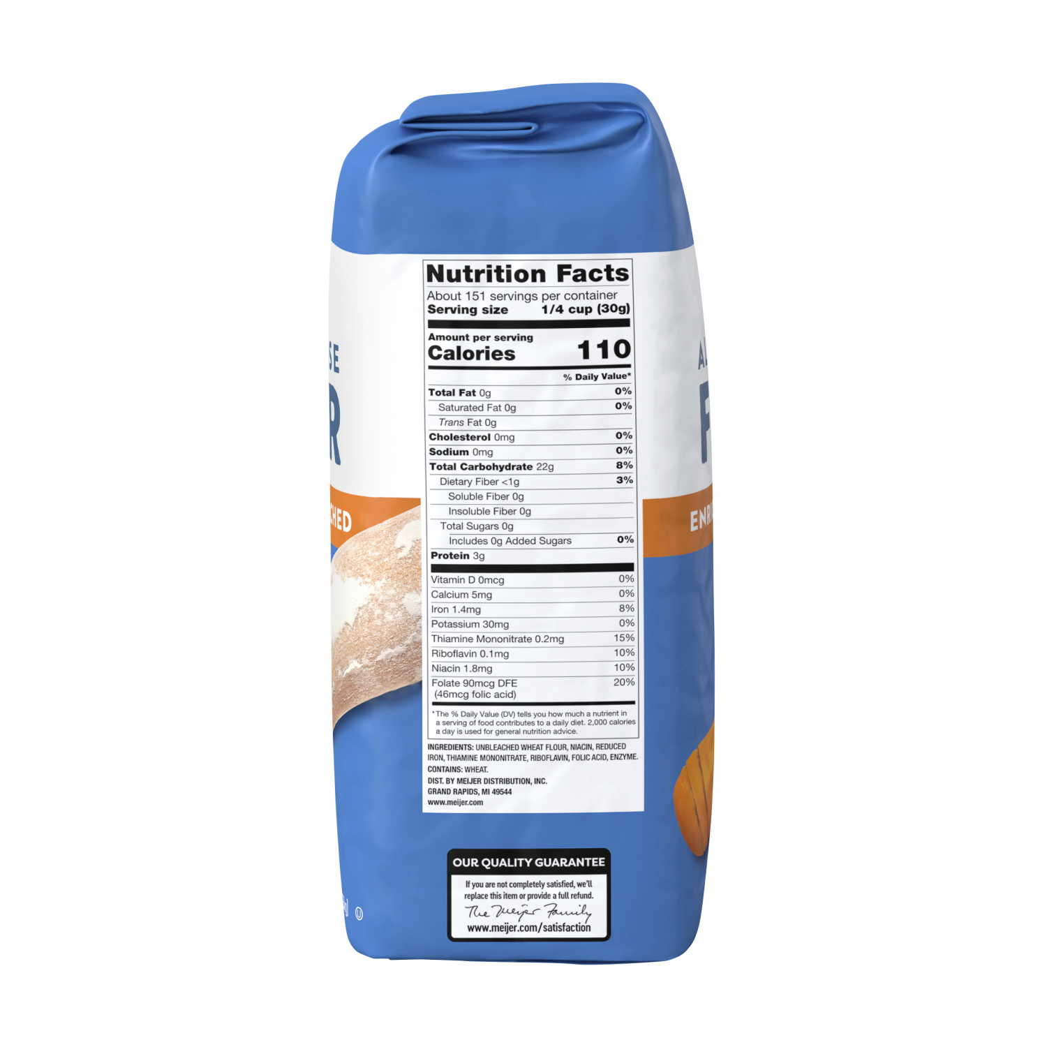 slide 4 of 5, Meijer Unbleached Flour 10 lb, 10 lb