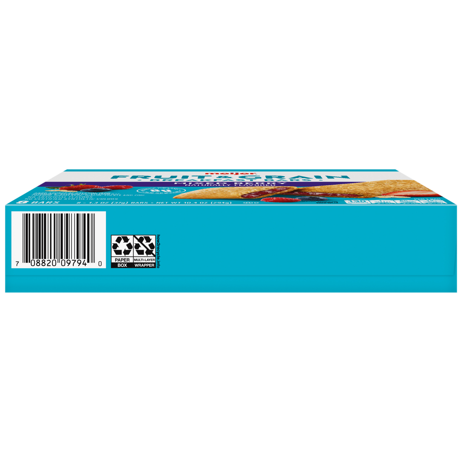 slide 3 of 8, Meijer Mixed Berry Fruit Grain Bar 8ct, 8 ct