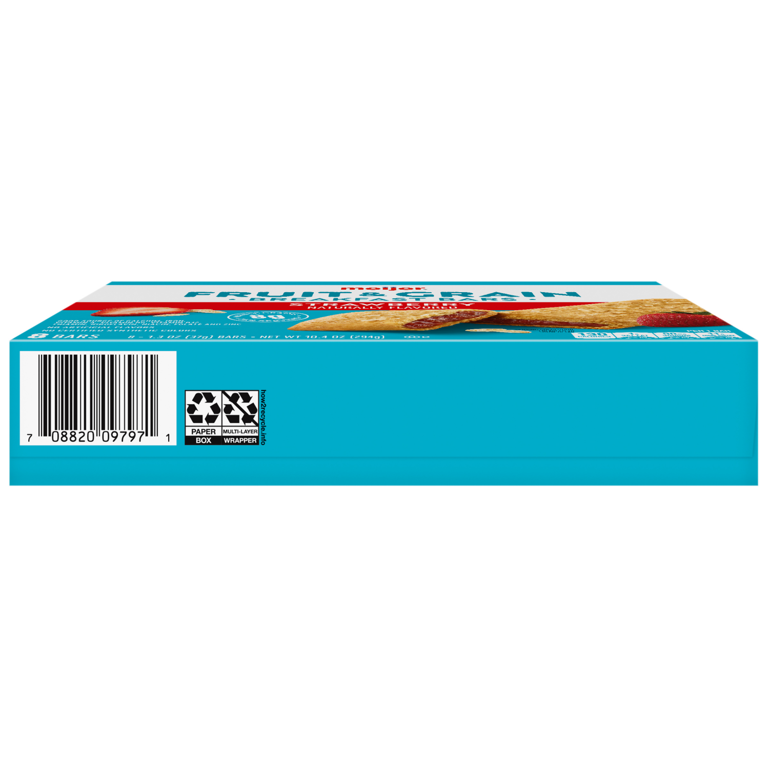 slide 3 of 8, Meijer Fruit n Grain Bar Strawberry 8ct 1.3oz, 8 ct, 1.3 oz