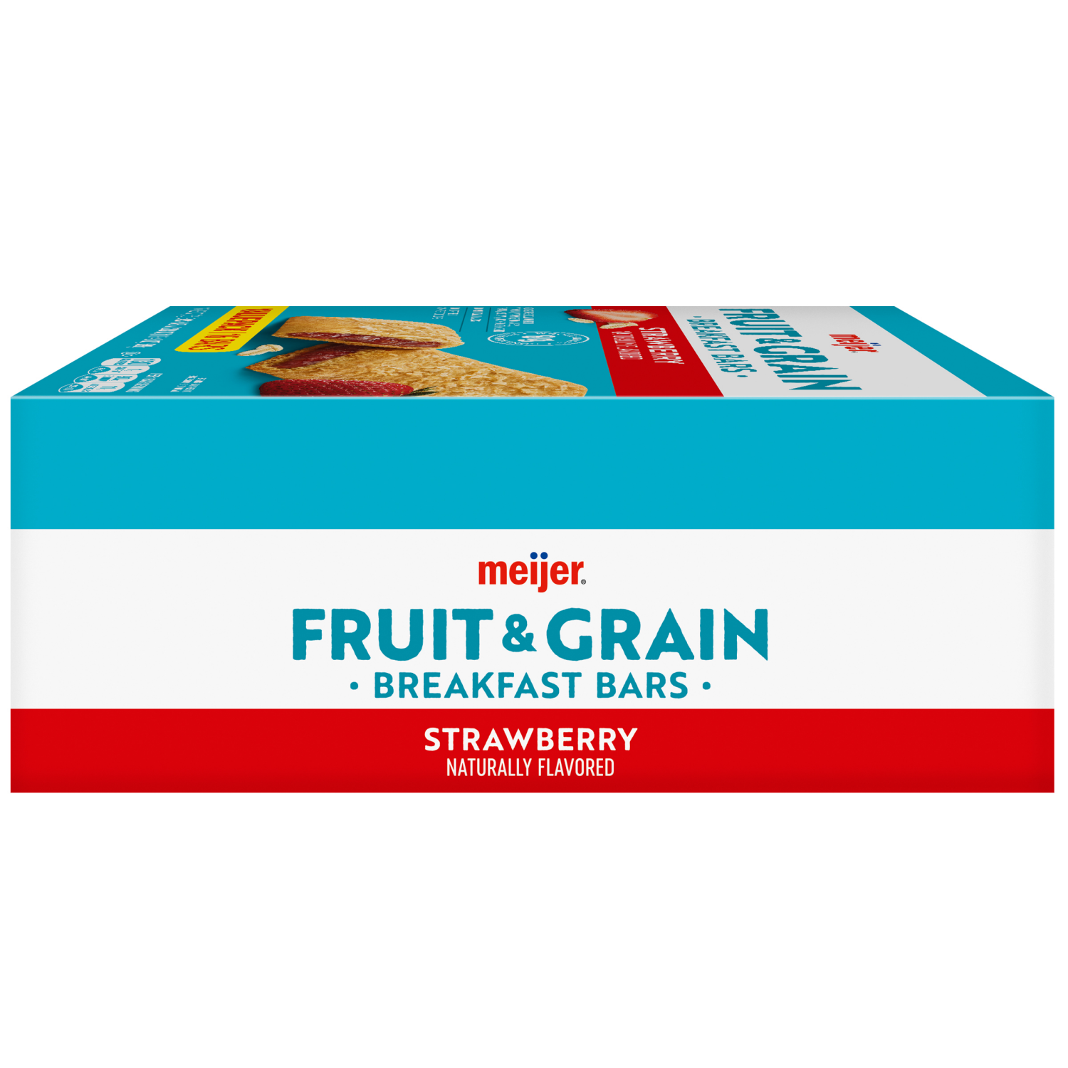 slide 8 of 8, Meijer Fruit and Grain Bar Strawberry 16ct 1.3oz., 16 ct, 1.3 oz