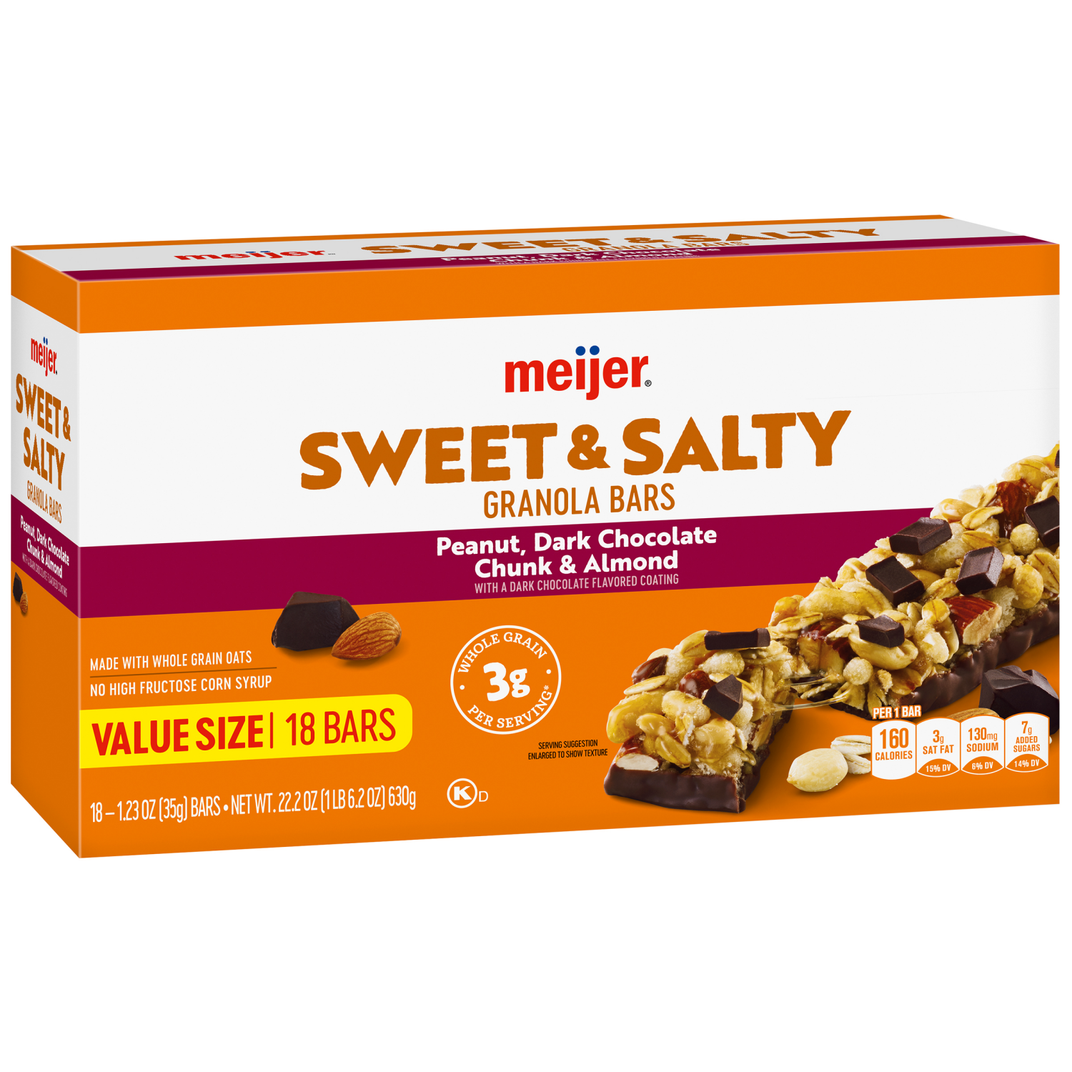 slide 4 of 5, Meijer S&S Dr Ch/Pn/Alm - 18 ct, 18 ct