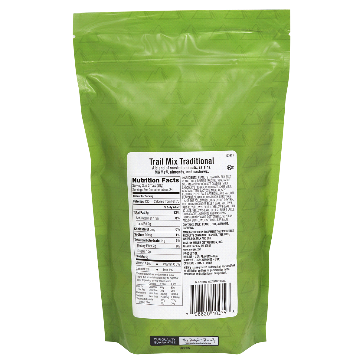 slide 2 of 2, Meijer Traditional Trail Mix, 24 oz