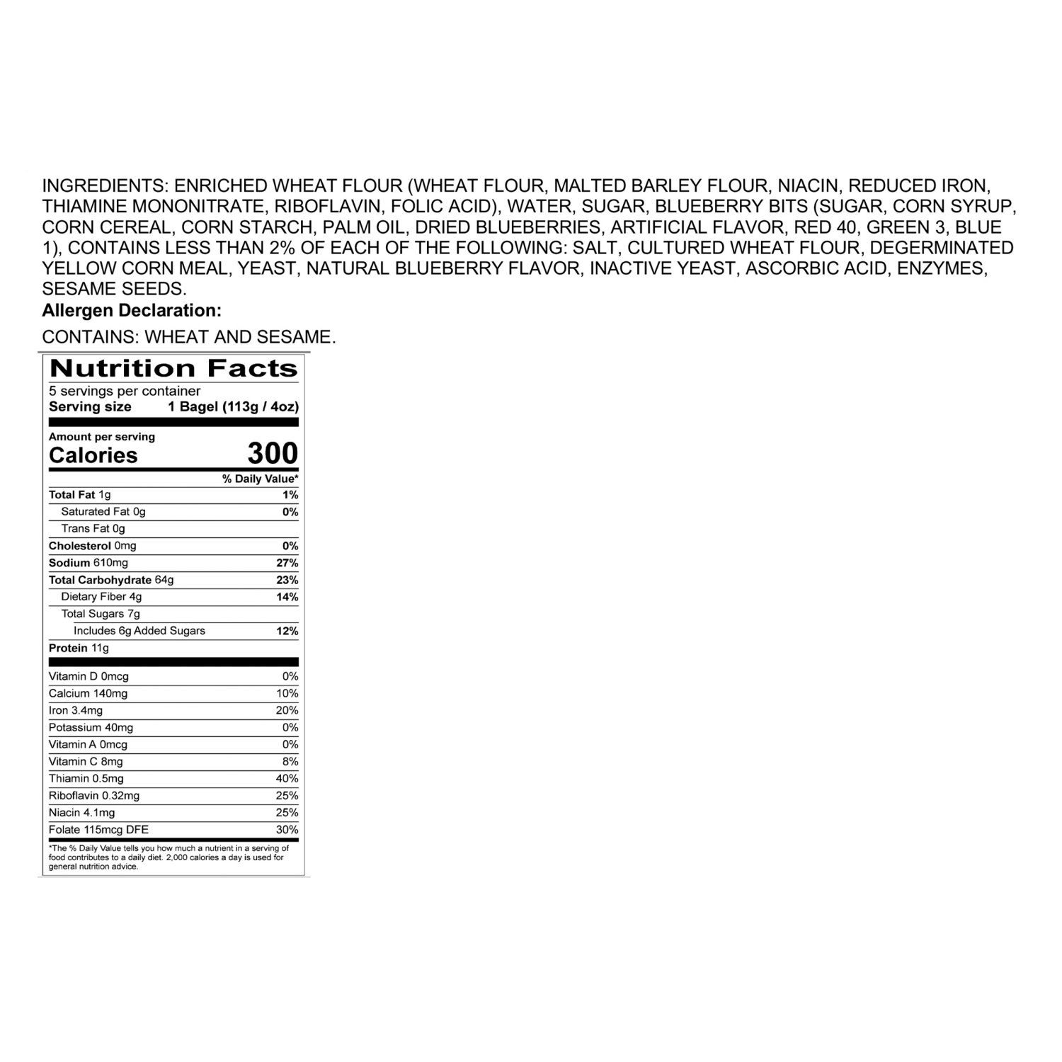 slide 3 of 3, Fresh From Meijer 5pk Sliced Blueberry Bagels, 5 ct