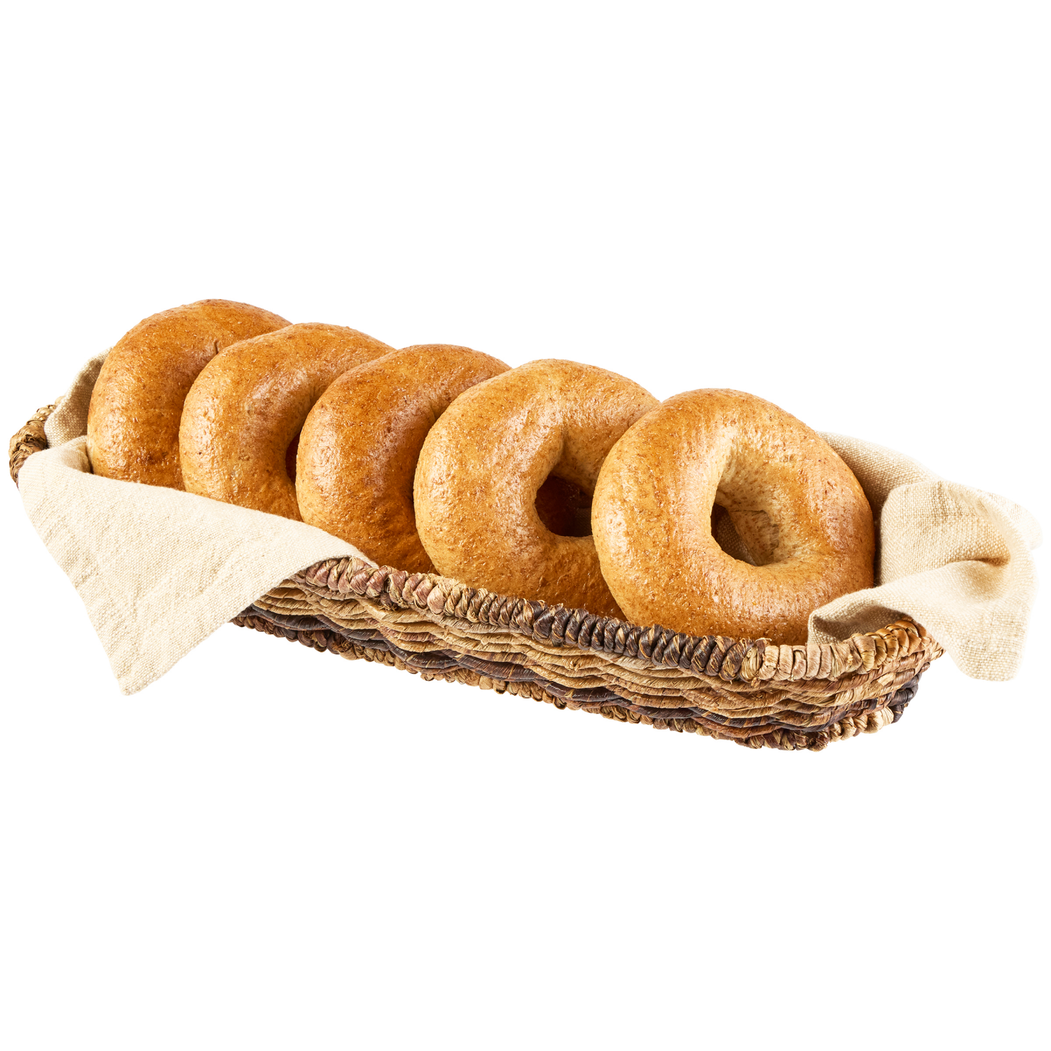 slide 2 of 3, Fresh From Meijer 5pk Sliced Honey Wheat Bagels, 5 ct