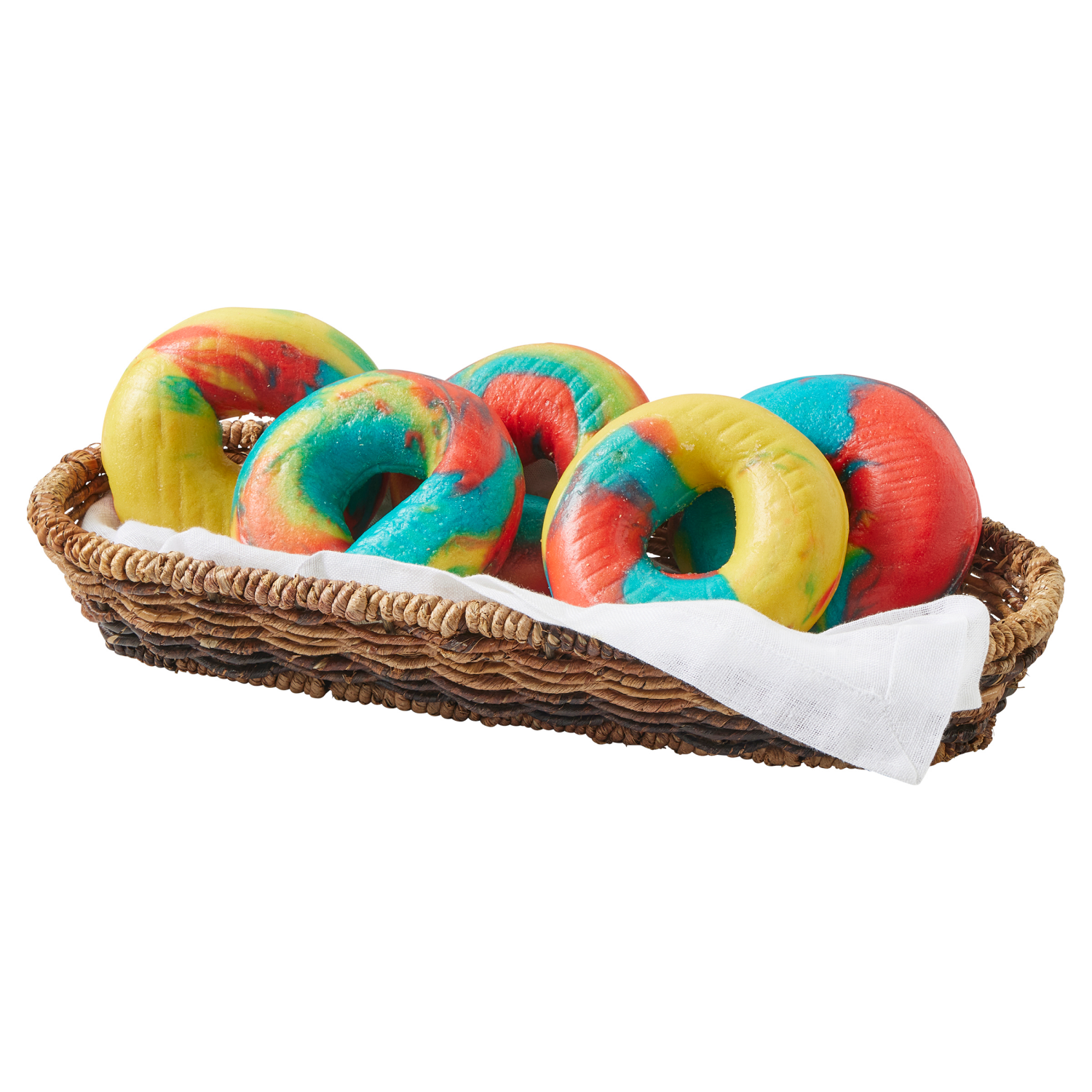 slide 2 of 3, Fresh From Meijer 5pk Sliced TIE DYE BAGELS, 5 ct