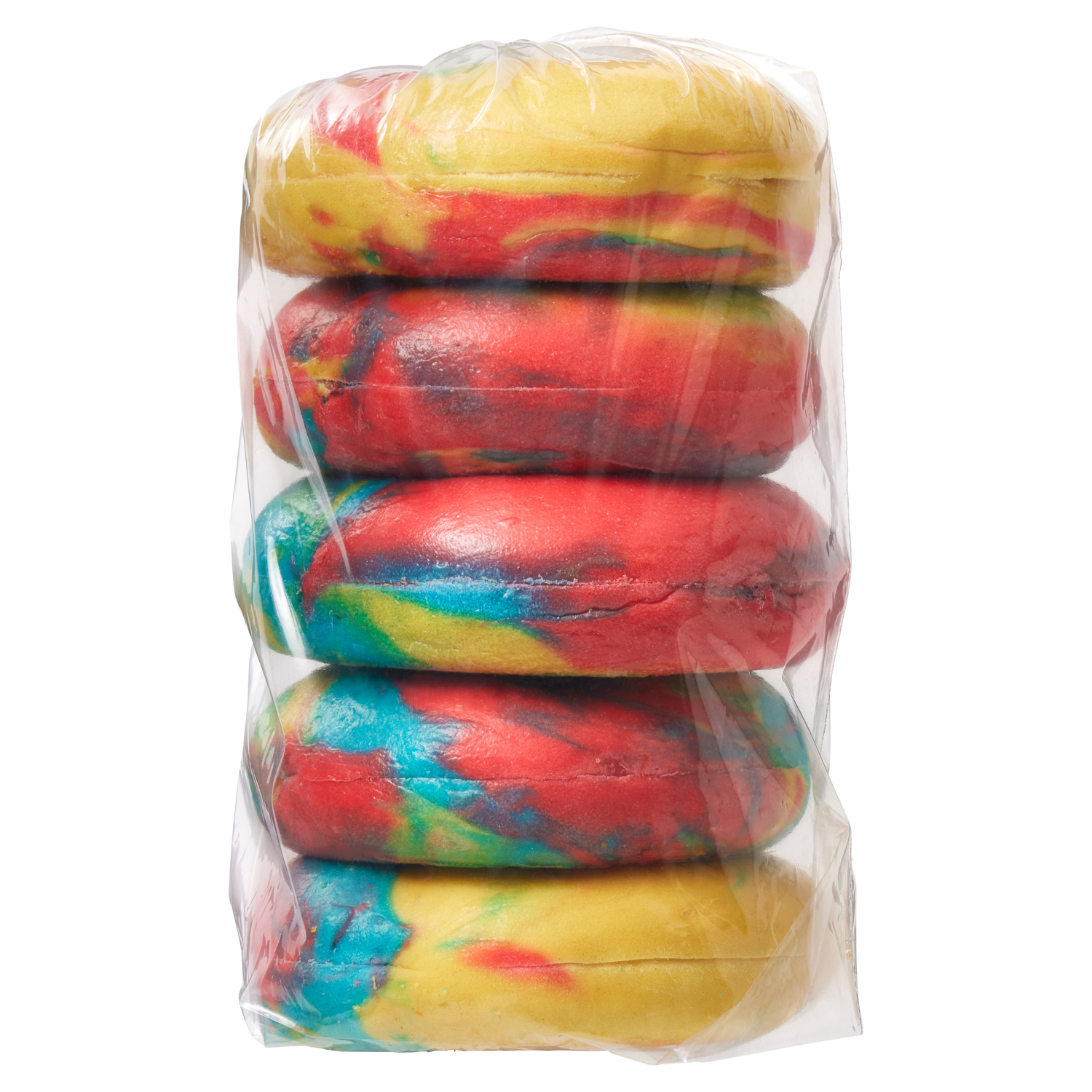 slide 1 of 3, Fresh From Meijer 5pk Sliced TIE DYE BAGELS, 5 ct