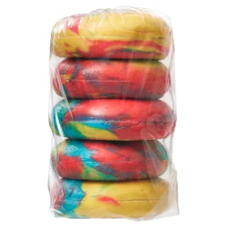 Fresh From Meijer 5pk Sliced TIE DYE BAGELS