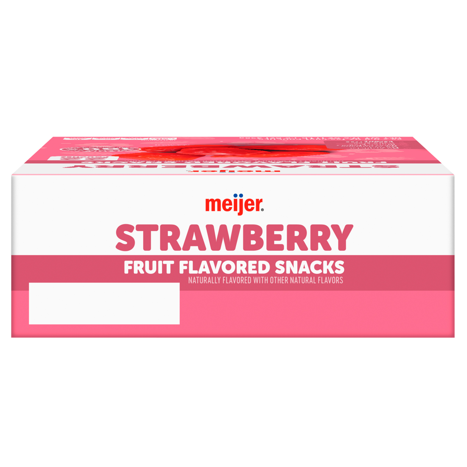 slide 8 of 8, Meijer Strawberry Fruit Snacks, 22 ct