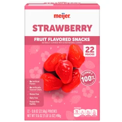 Meijer Strawberry Fruit Snacks
