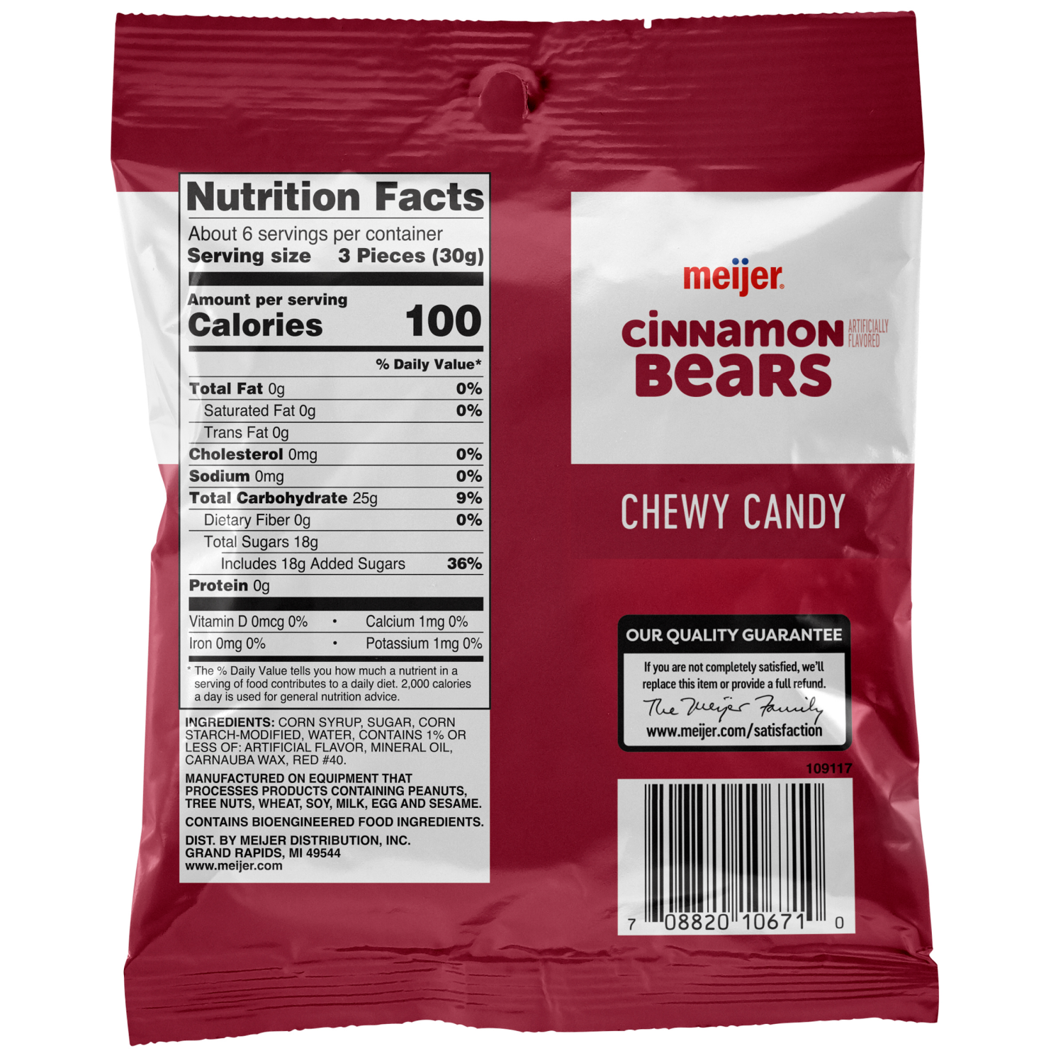 slide 2 of 2, Meijer Cinnamon Bears, 6 oz, 6 oz