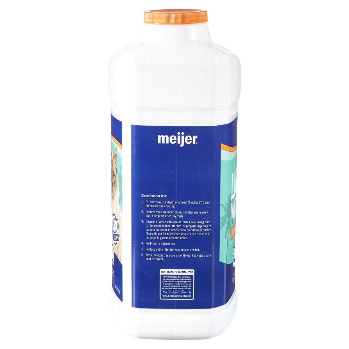 slide 3 of 5, Meijer Light Weight Clumping Litter, Tropical Oasis Scent, 10 lb