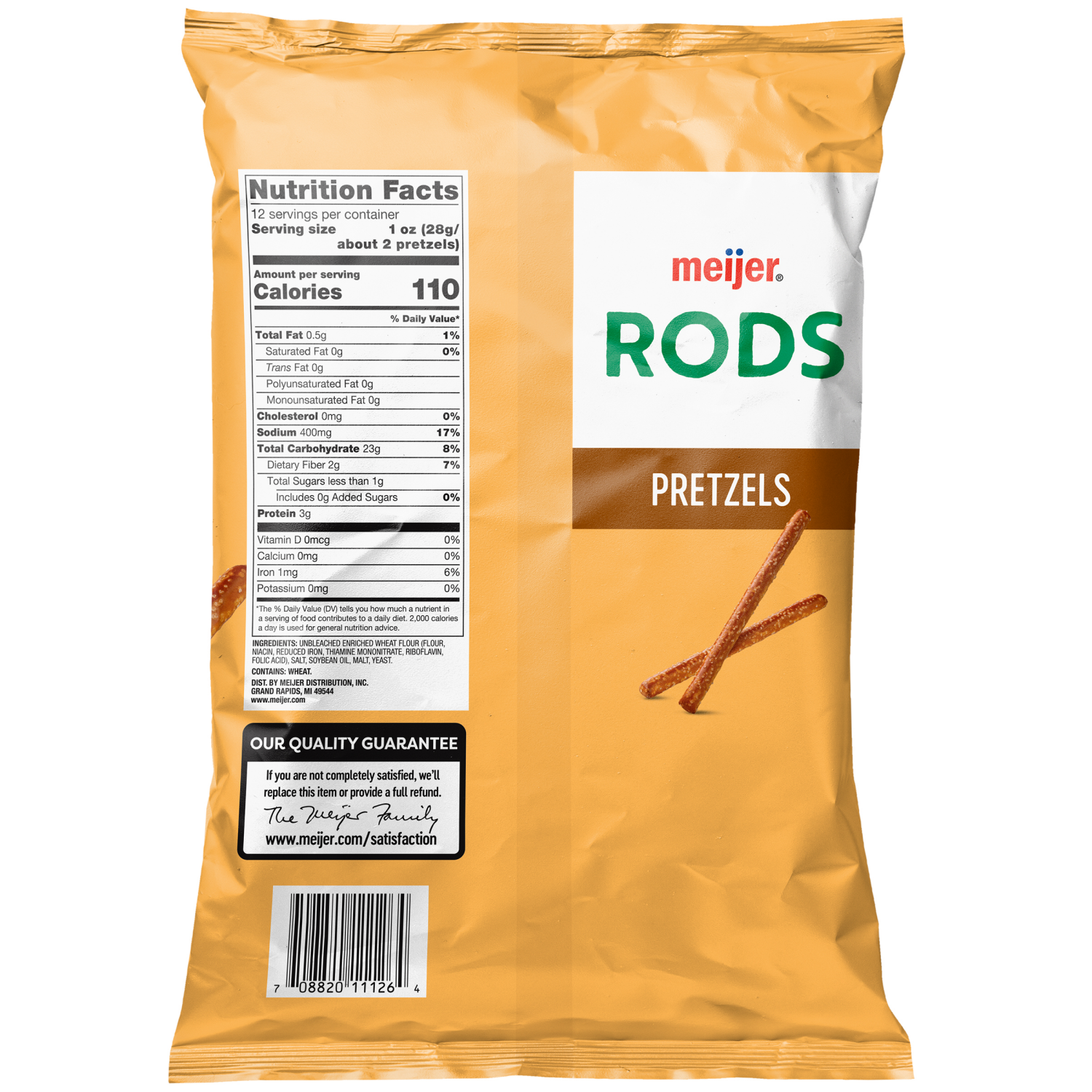 slide 2 of 2, MEIJER PRETZELS RODS 12 OZ, 12 oz