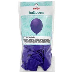 Meijer Helium Balloons, Purple