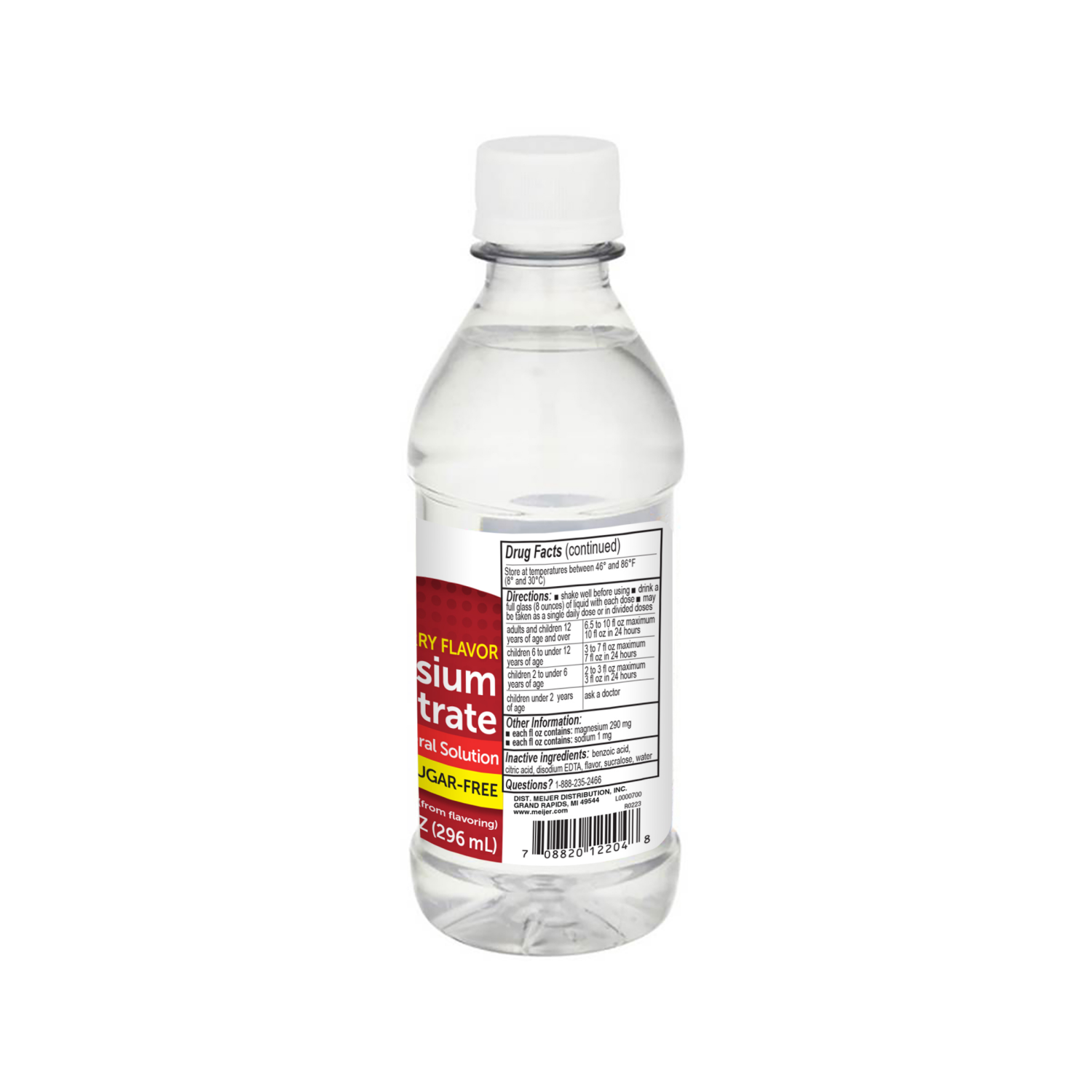 slide 2 of 2, MEIJER MAGNESIUM CITRATE CHERRY, 10 fl oz