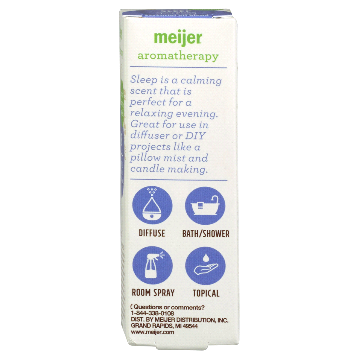 slide 2 of 4, MEIJER WELLNESS Meijer Aromatherapy Sleep Essential Oil Blend, 15 ml