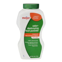Meijer Odor Destorying Foot Powder