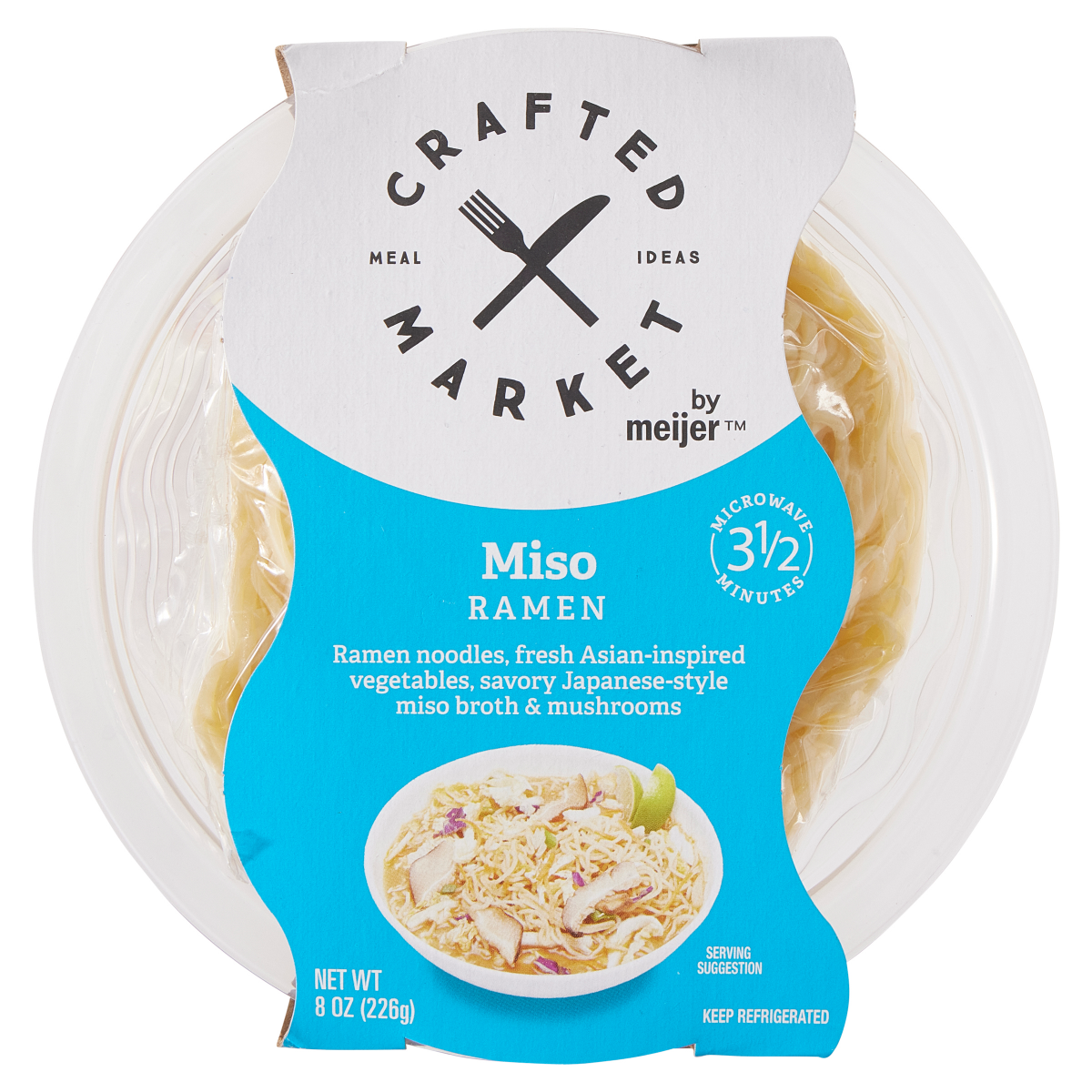 slide 1 of 13, Crafted Market by Meijer Miso Ramen, 8 oz., 8 oz