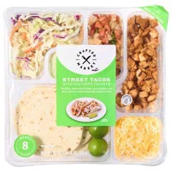 Crafted Market By Meijer Chicken Street Tacos, 30 Oz.