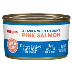 Meijer Wild Caught Alaskan Pink Salmon, 7.5 Oz