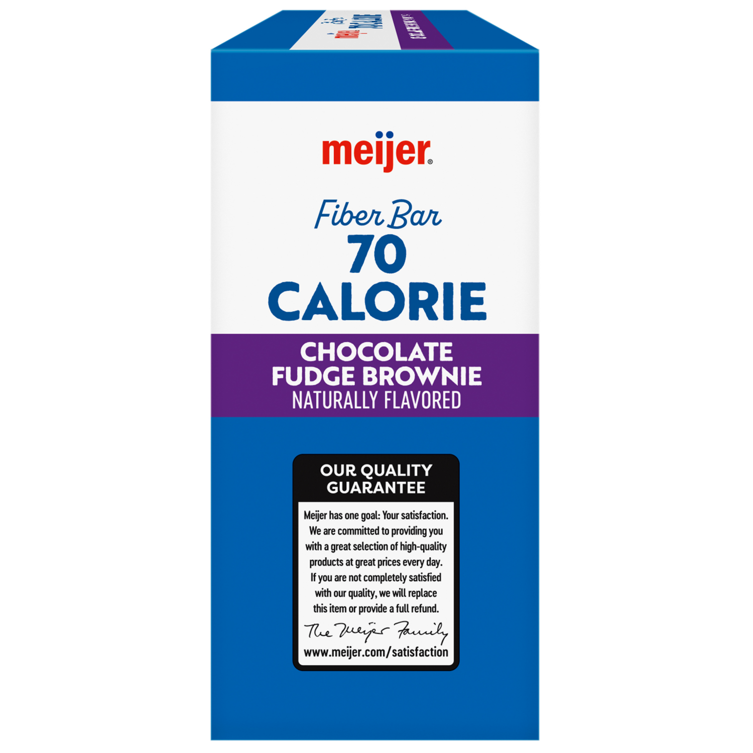 slide 4 of 8, Meijer Chocolate Fudge Brownie Fiber Bars, 6ct, 6 ct