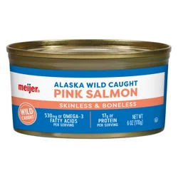Meijer Skinless Boneless Pink Salmon, 6 Oz
