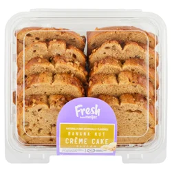 Fresh from Meijer Sliced Banana Nut Crème Cake