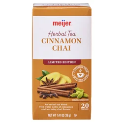 Meijer Sweet Peppermint Herbal Tea, Limited Edition 20 Ct