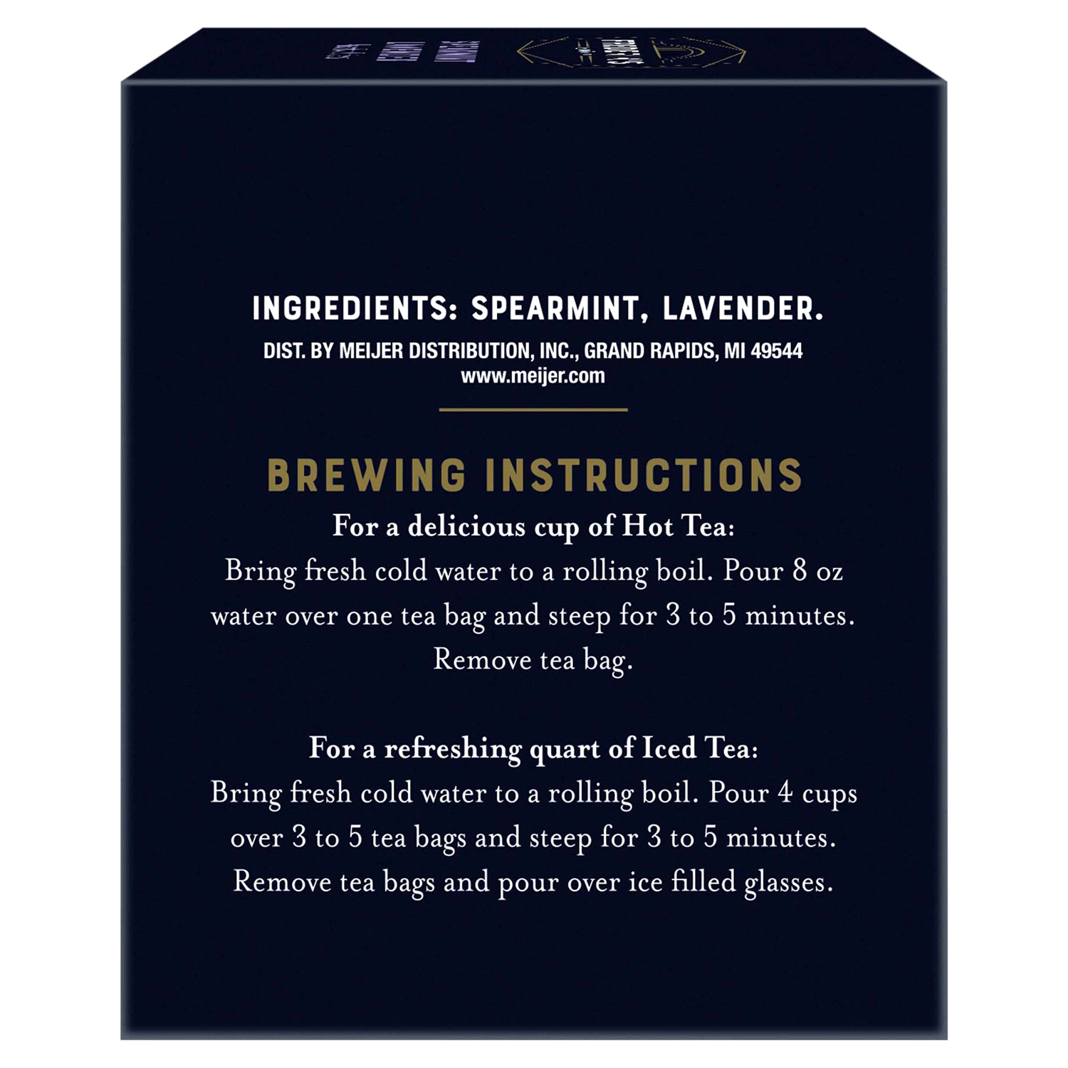 slide 3 of 5, FREDERIKS BY MEIJER Frederik's by Meijer Spearmint Lavender Tea - 15 ct, 15 ct