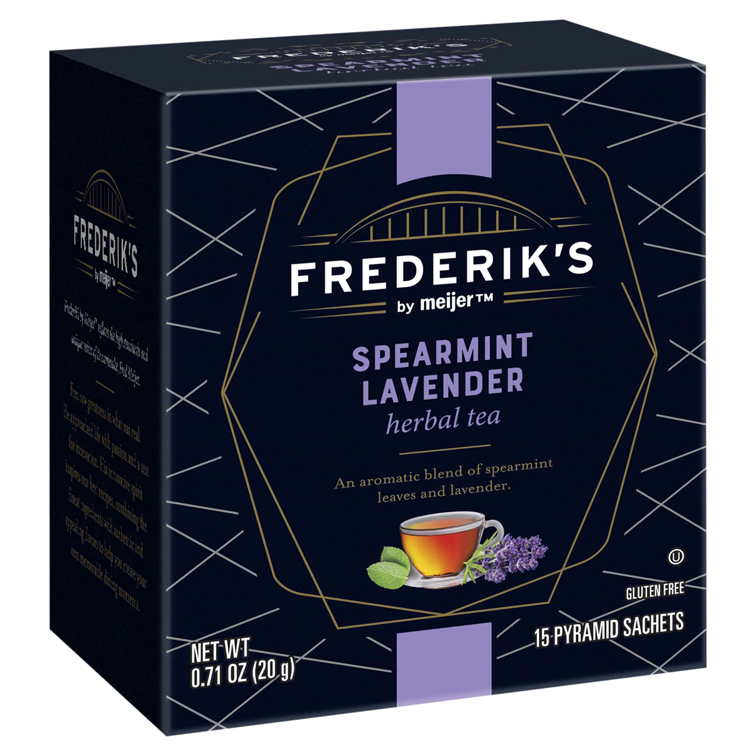 slide 4 of 5, FREDERIKS BY MEIJER Frederik's by Meijer Spearmint Lavender Tea - 15 ct, 15 ct