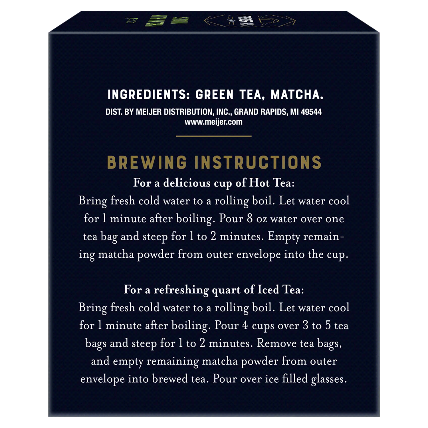 slide 3 of 5, FREDERIKS BY MEIJER Frederik's by Meijer Sencha with Matcha Green Tea - 15 ct, 15 ct