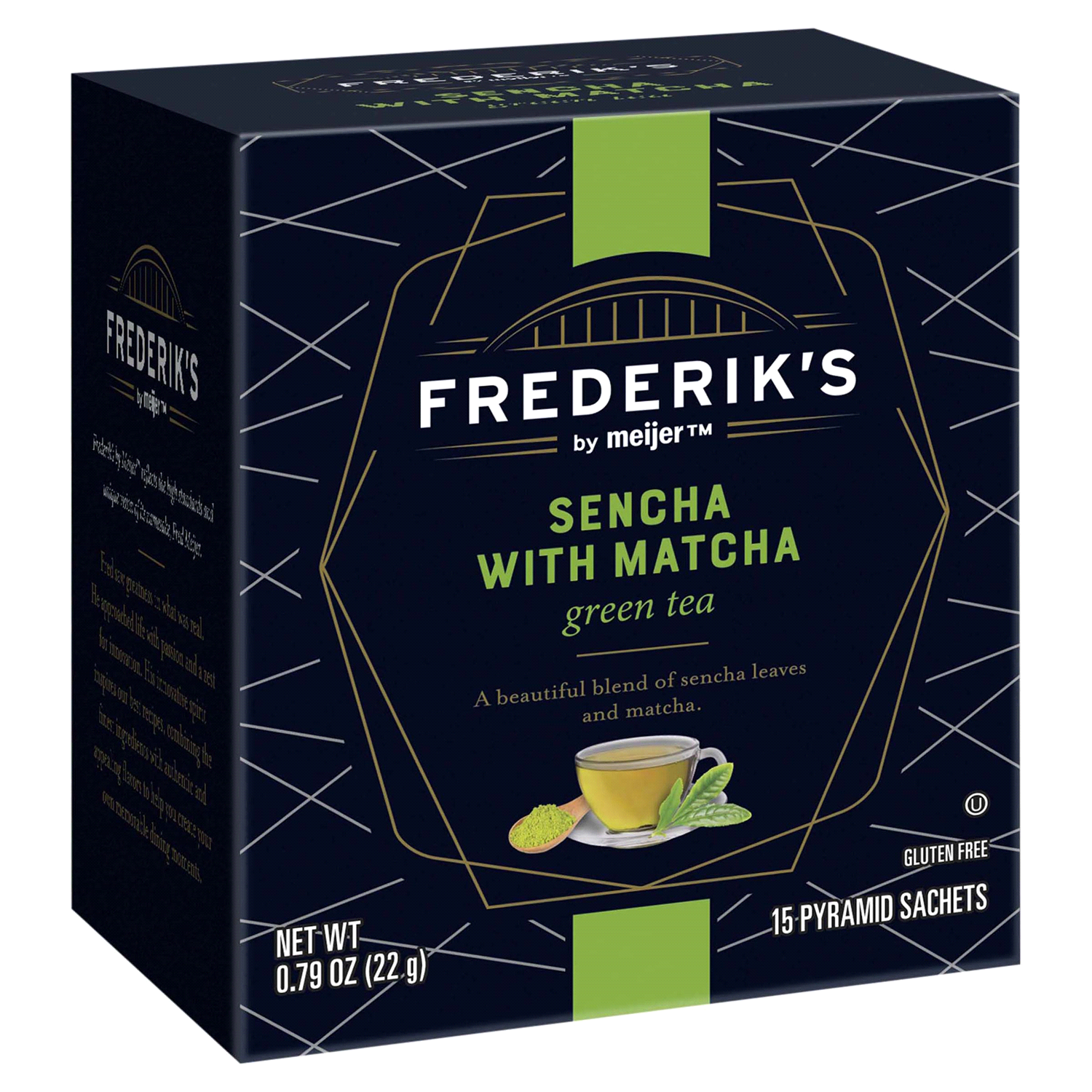 slide 4 of 5, FREDERIKS BY MEIJER Frederik's by Meijer Sencha with Matcha Green Tea - 15 ct, 15 ct