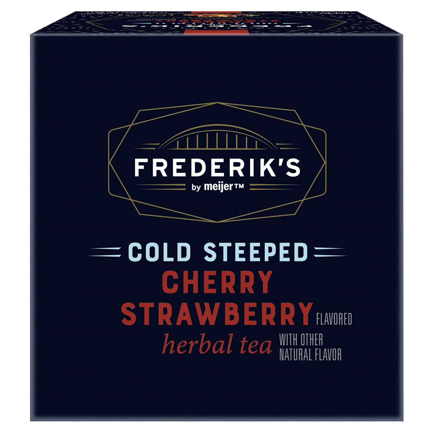 slide 5 of 5, FREDERIKS BY MEIJER Frederik's by Meijer Cold Steeped Cherry Strawberry Herbal Tea - 12 ct, 12 ct