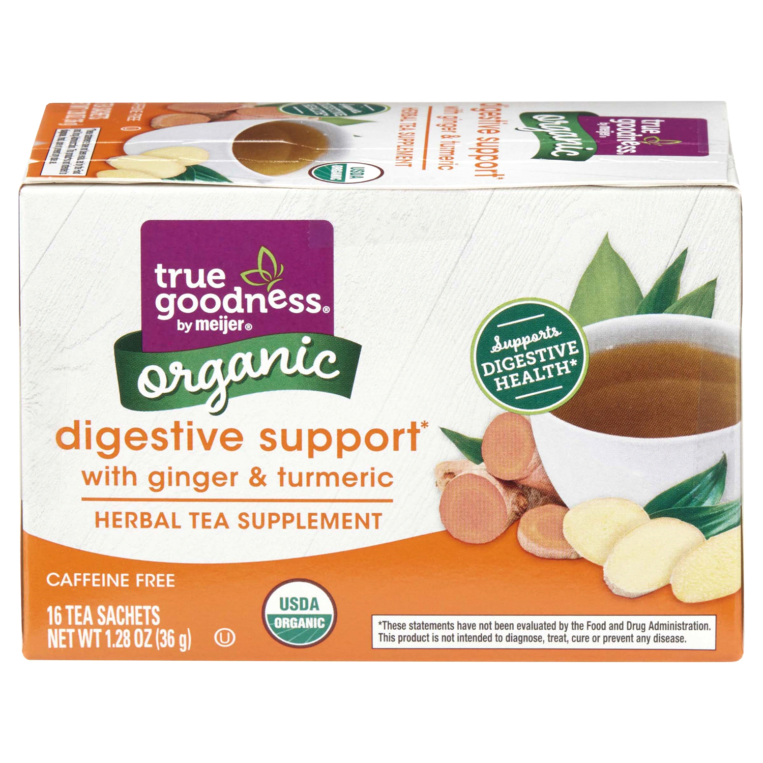 slide 2 of 5, True Goodness Organic Digestive Support Tea, 16 ct, 16 ct