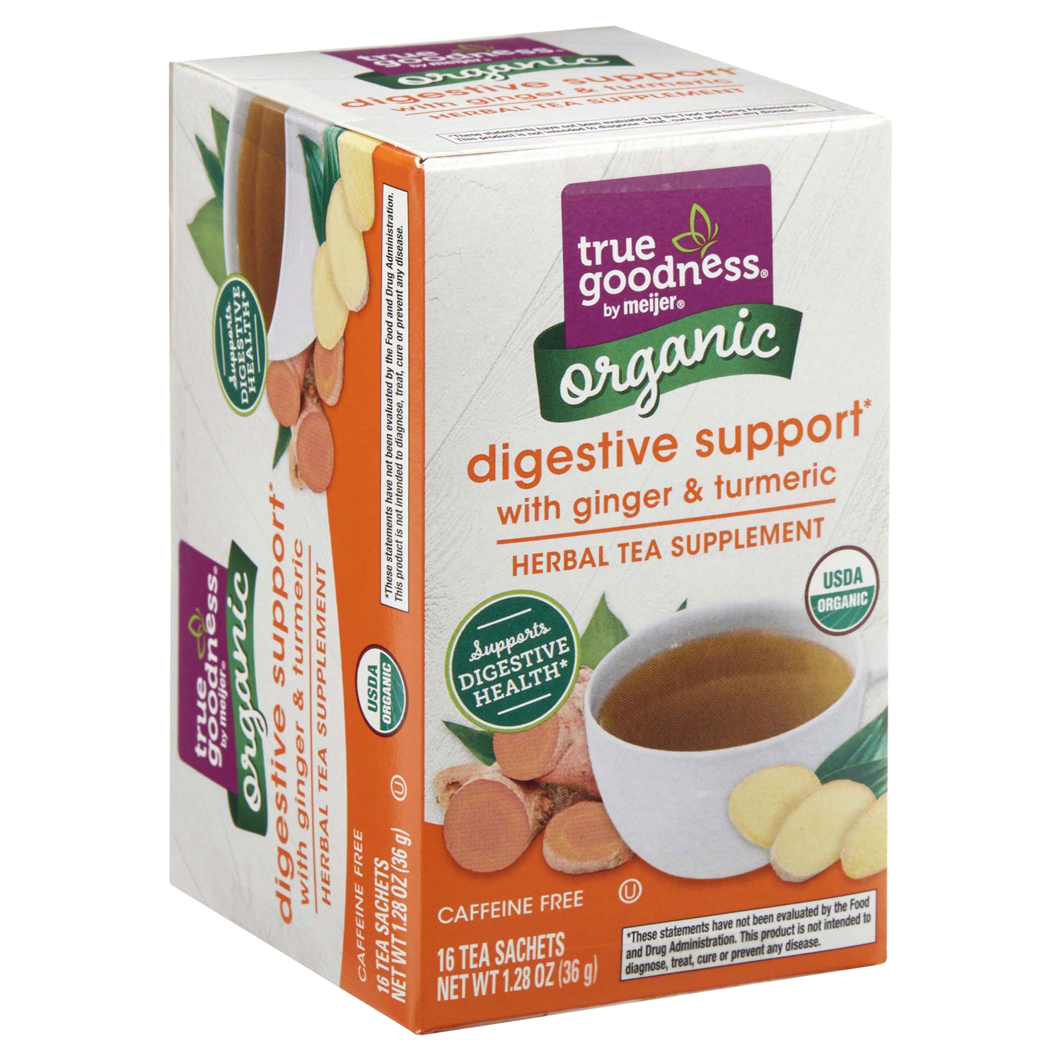 slide 4 of 5, True Goodness Organic Digestive Support Tea, 16 ct, 16 ct
