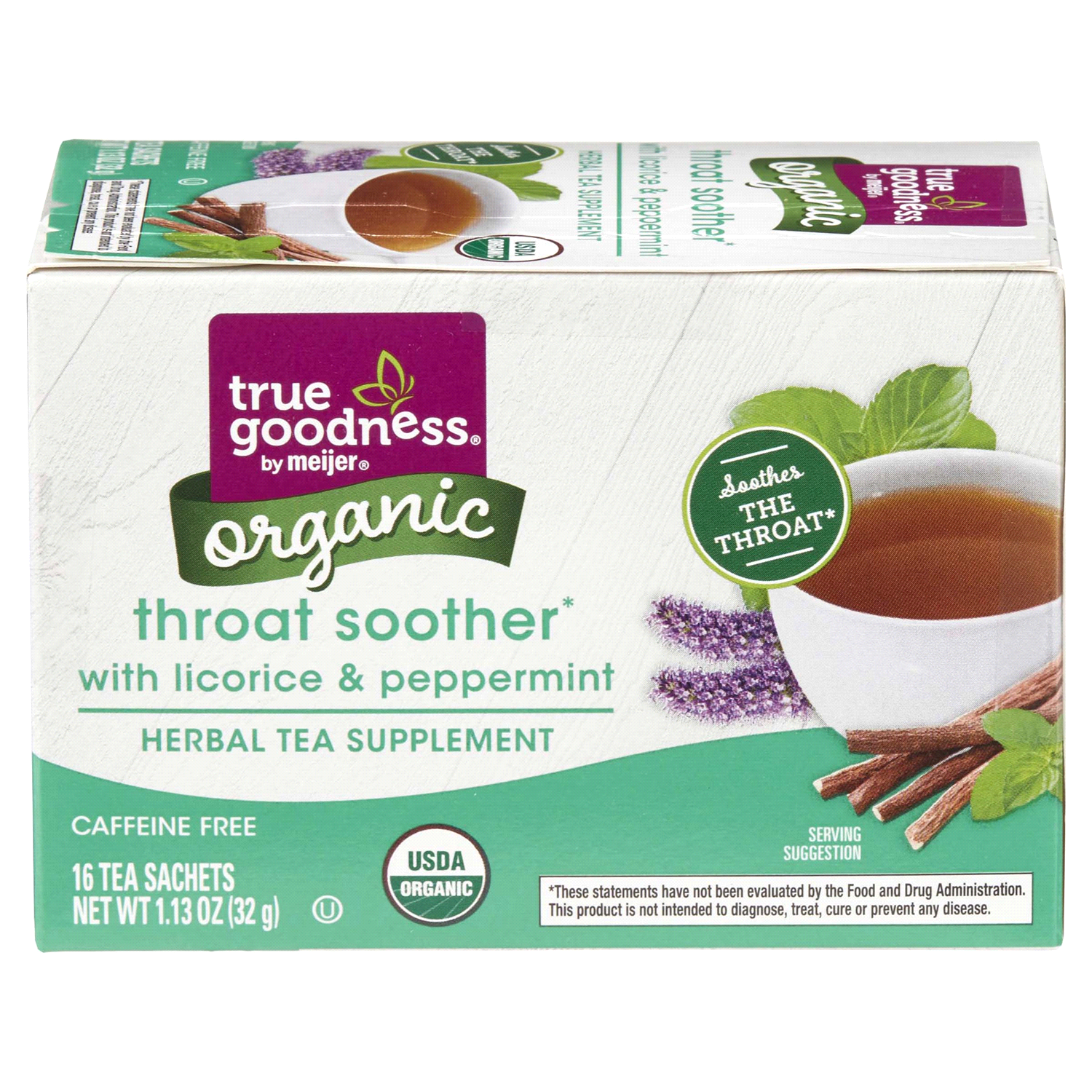 slide 2 of 5, True Goodness Tea Throat Aid - 16 ct, 16 ct