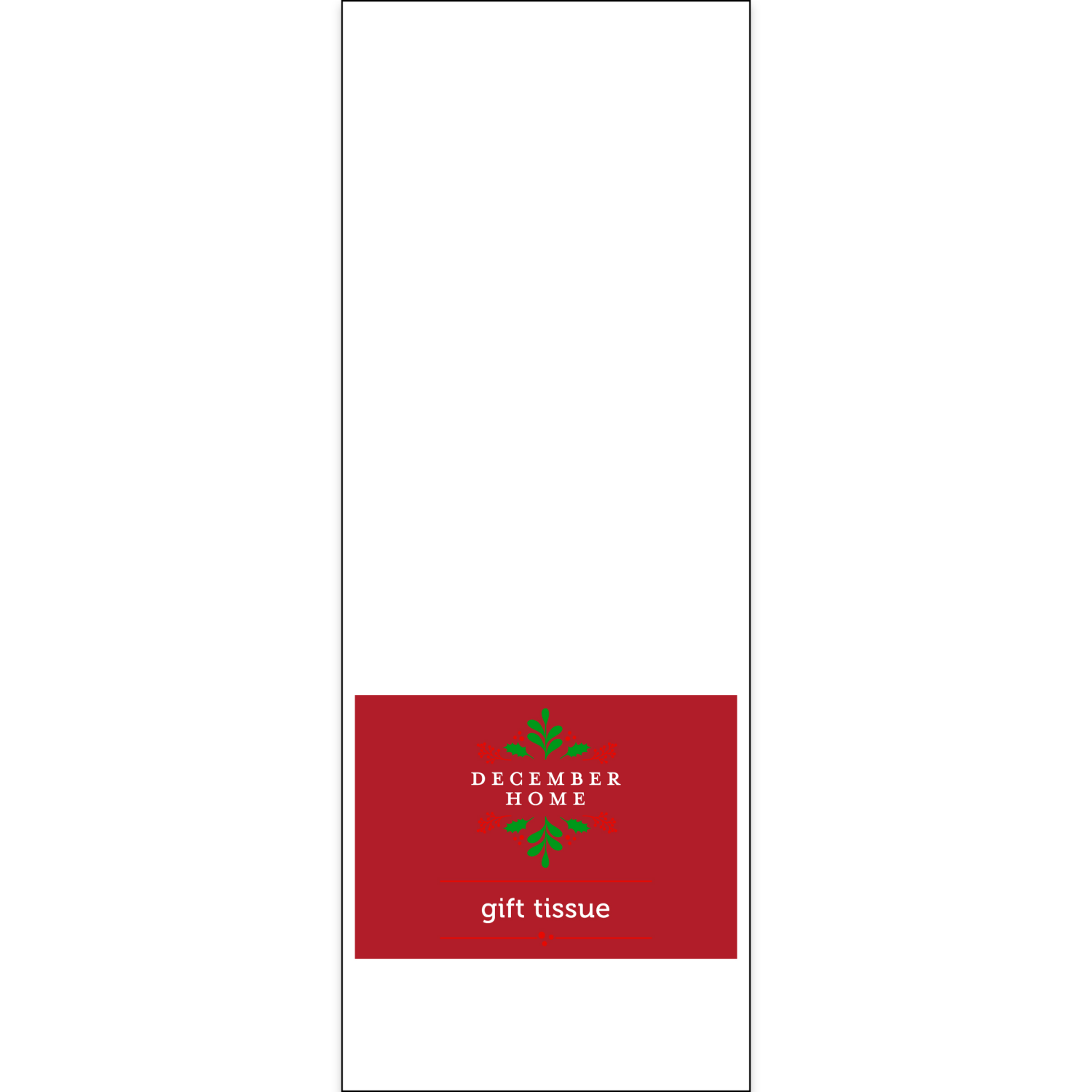 slide 1 of 1, December Home Gift Tissue White, 100 ct