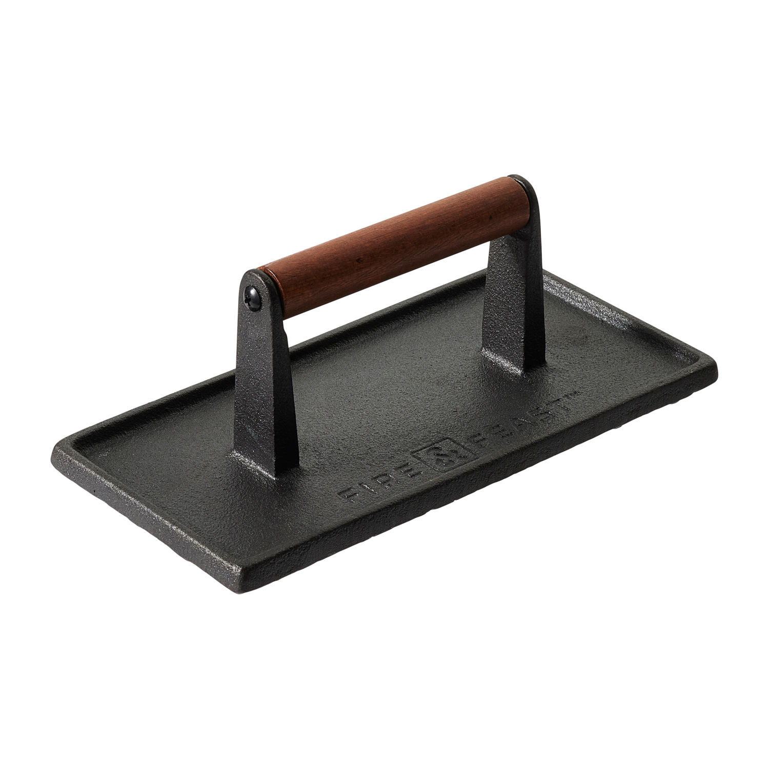 slide 3 of 4, FIRE & FEAST Fire& Feast Cast Iron Grill Press, 8.5 inx4.25 in