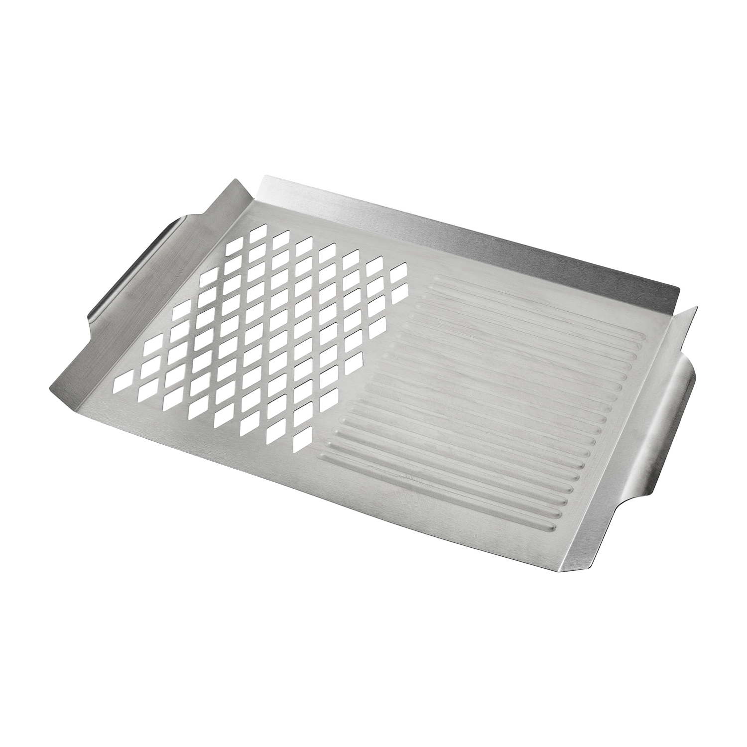 slide 3 of 4, FIRE & FEAST Fire& Feast Combo Grill Topper, 15 x 11 in