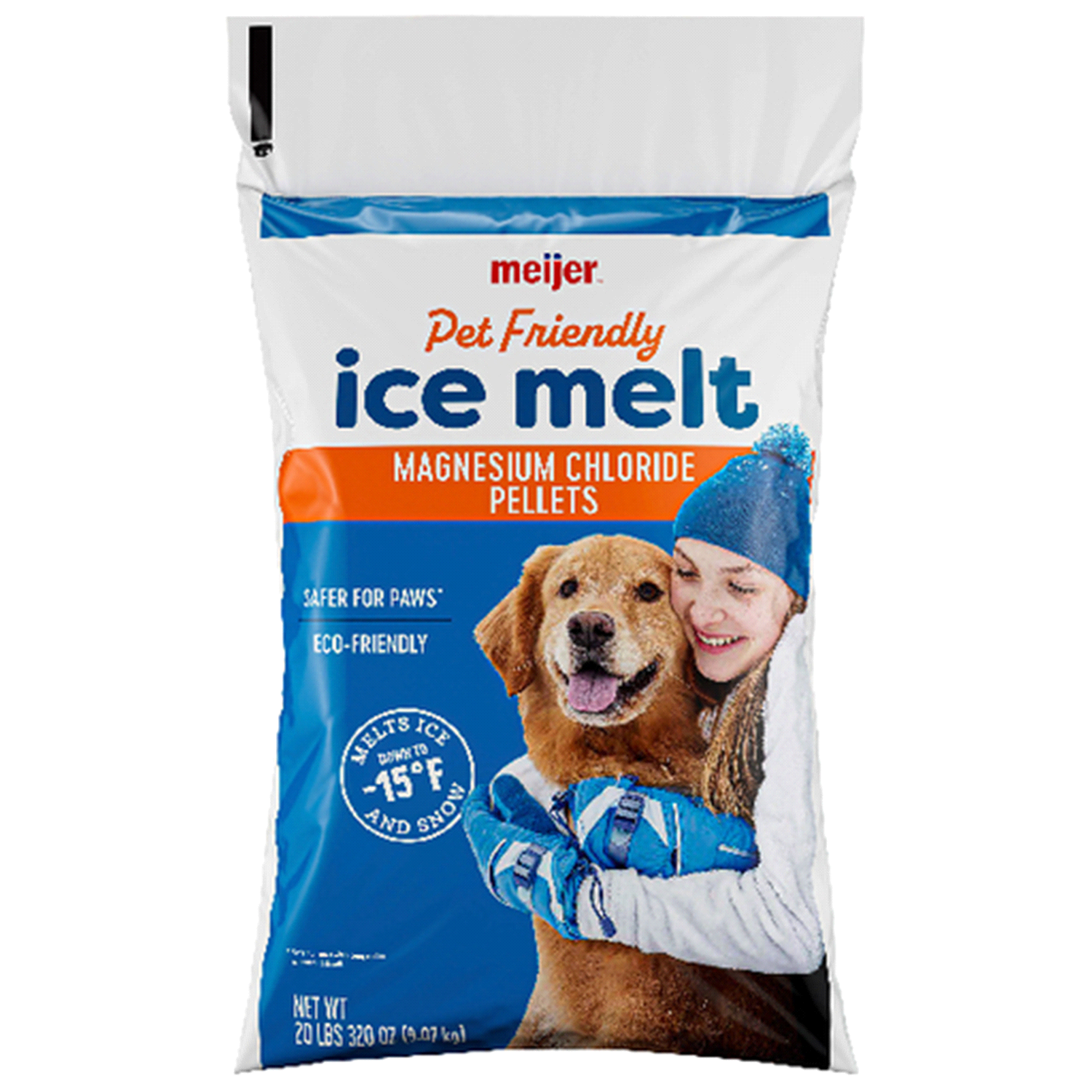slide 1 of 1, Meijer Pet Friendly Ice Melt, 20 lb