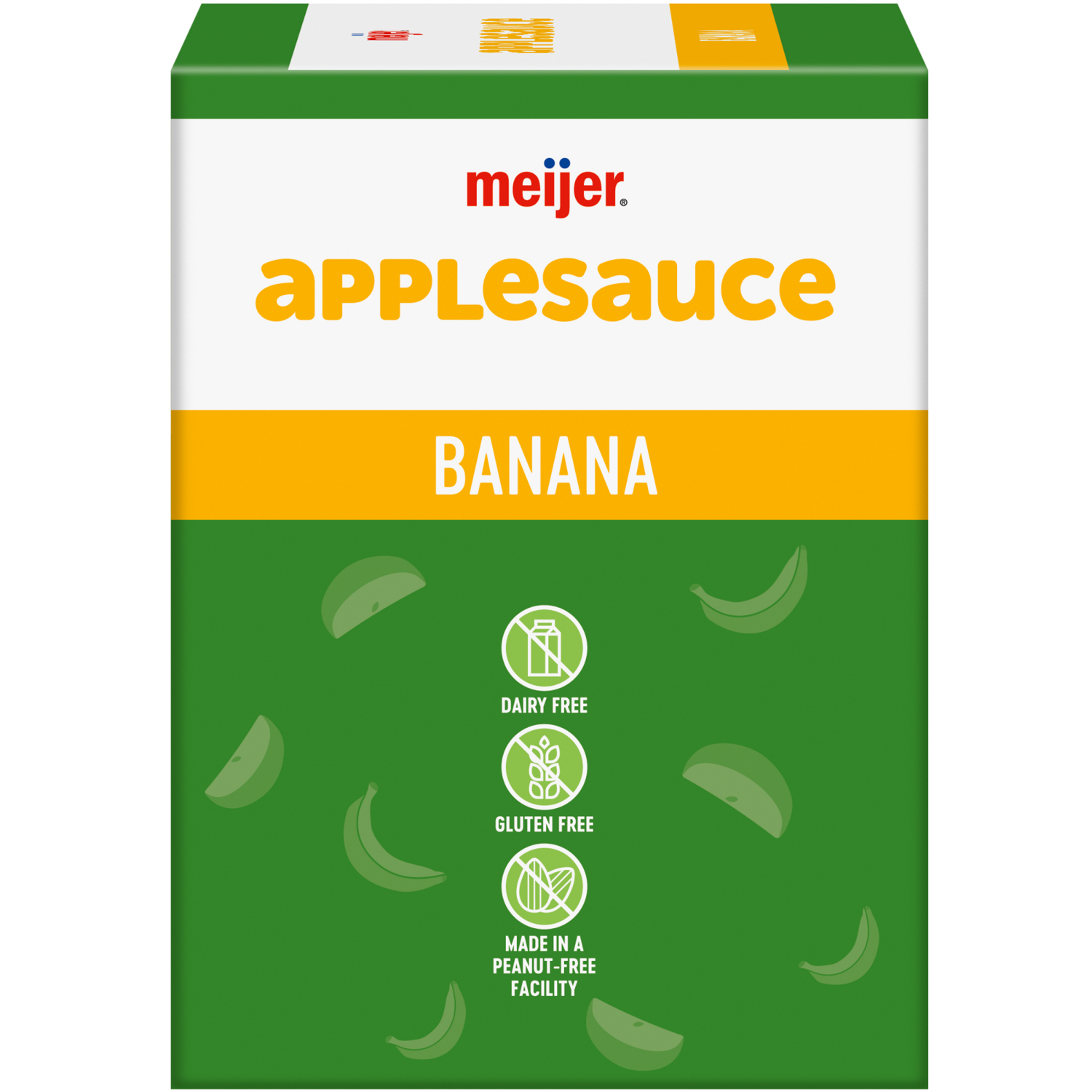 slide 2 of 5, MEIJER APPLE BANANA POUCHES 12 CT/3.2 OZ, 12 ct, 3.2 oz