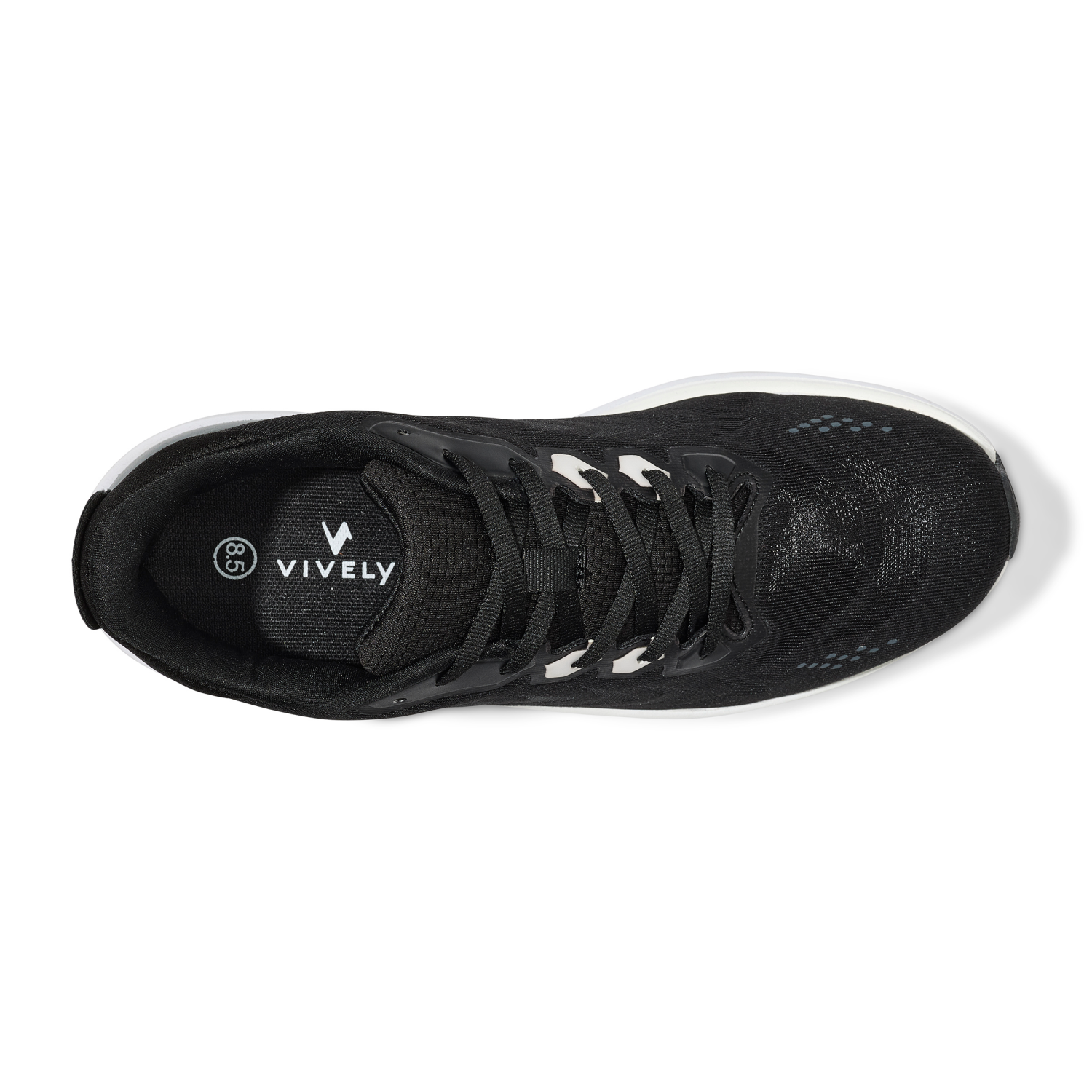 slide 6 of 6, VIVELY Vivley Women's Movement Athletic Black,Size 10, 1 ct