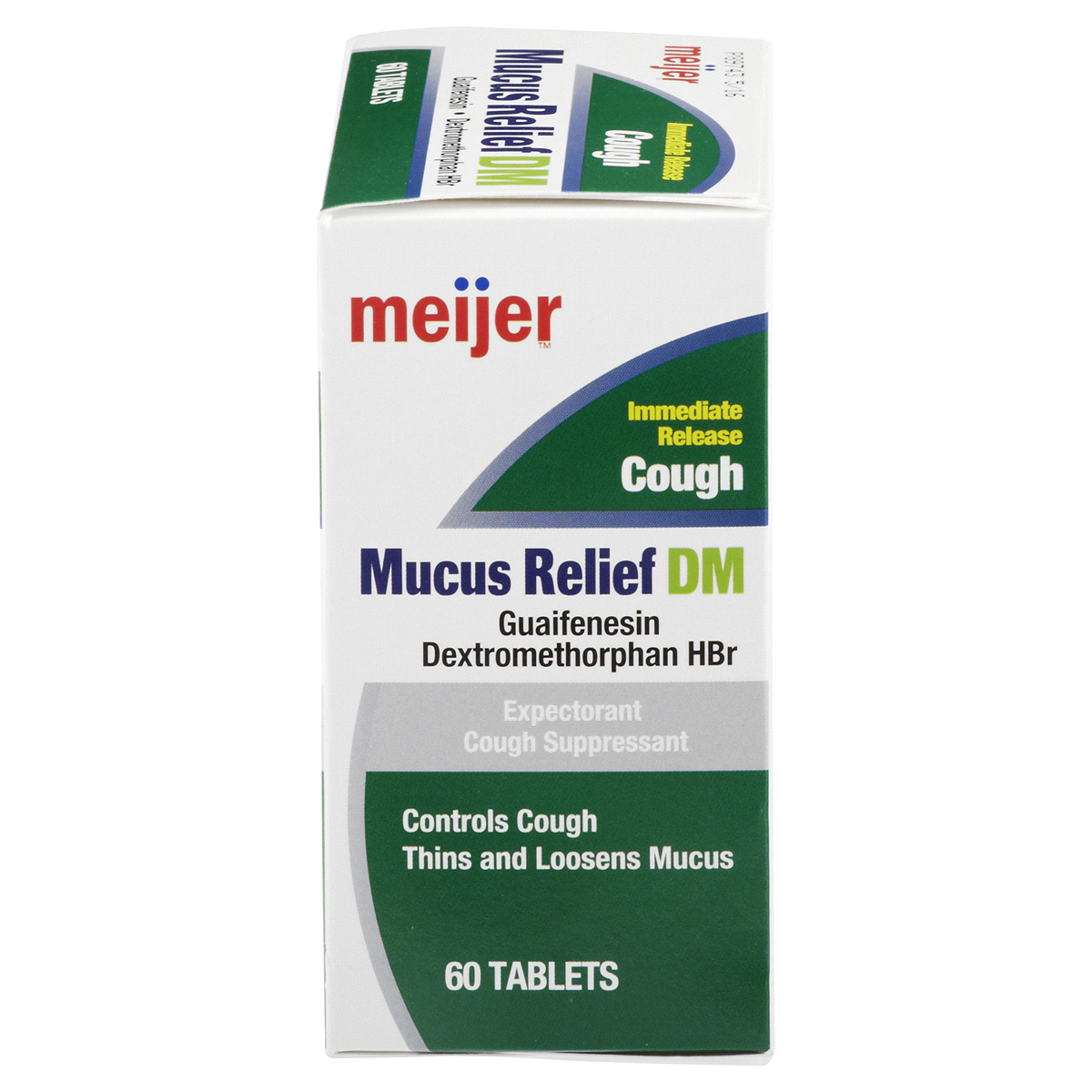 slide 2 of 6, Meijer Mucus Relief DM Tablets, 60 ct
