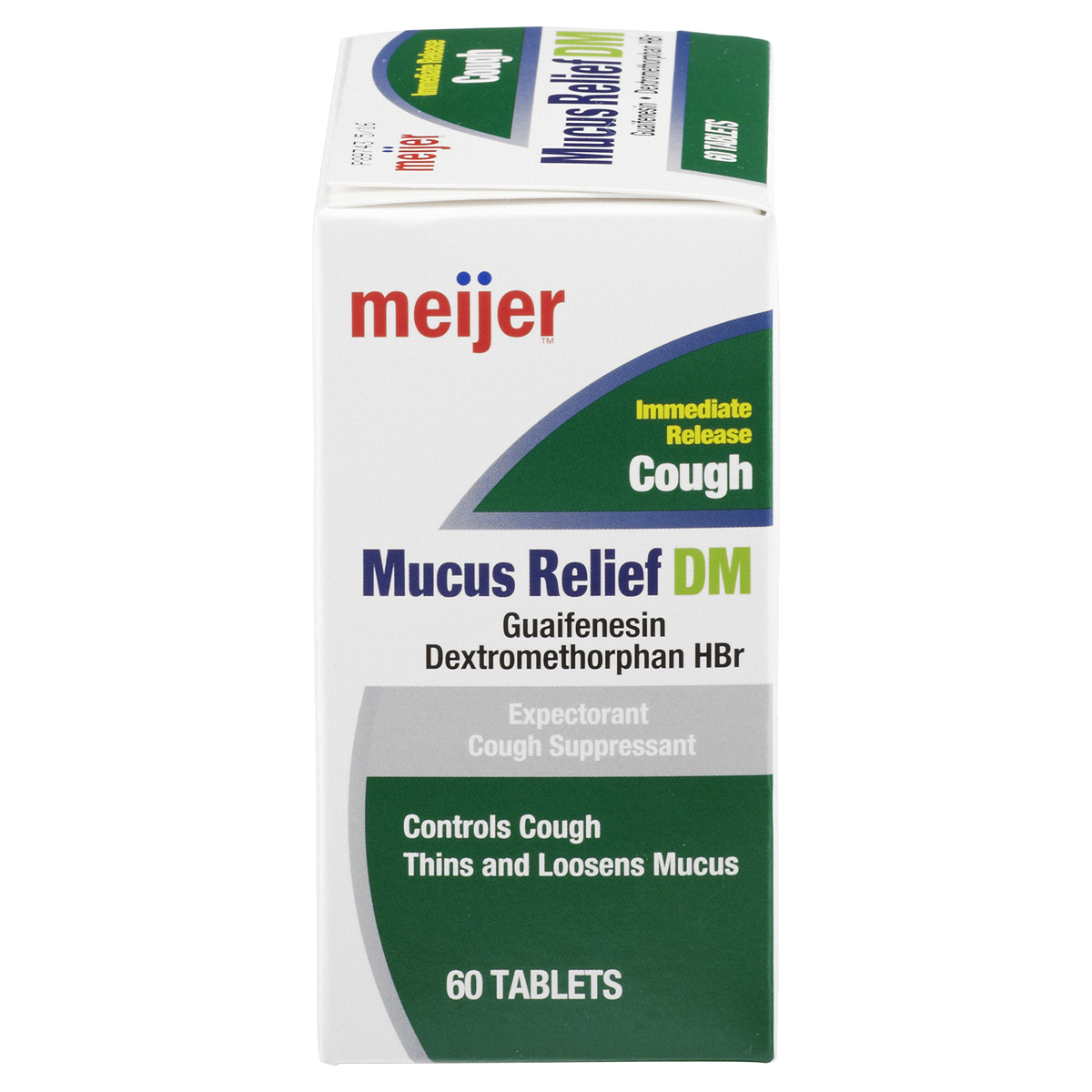 slide 5 of 6, Meijer Mucus Relief DM Tablets, 60 ct