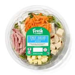 Fresh From Meijer Chef Salad With Chicken & Ham, 6.7 Oz