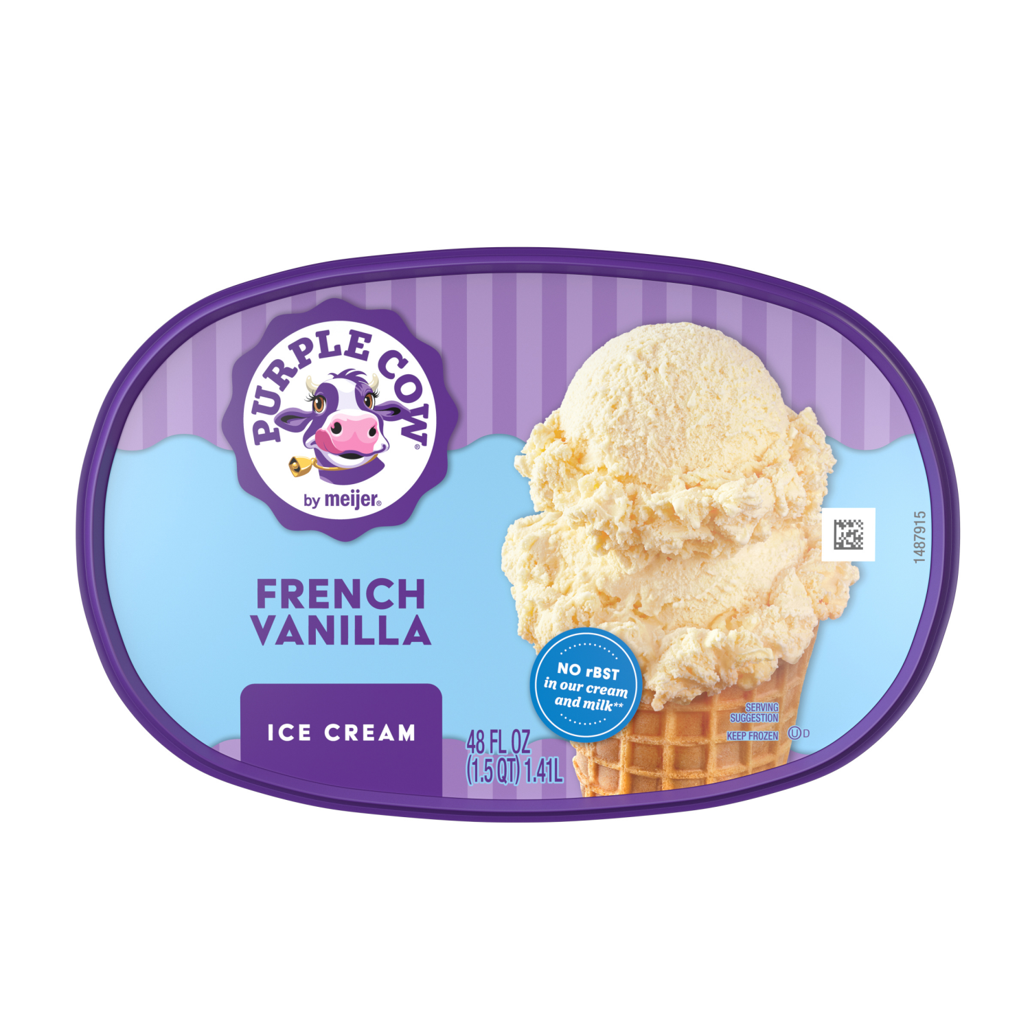 slide 5 of 5, Purple Cow French Vanilla Ice Cream - 1.5 qt, 1.5 qt